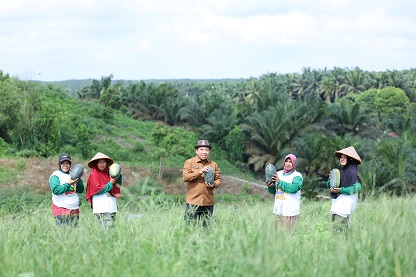Posisi Harga Sedang Mantap, Petani Semangka Tasik Seminai Raup Untung